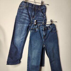 Boys Size 6 Straight Leg Jean Bundle of 2 Oshkosh and Carters